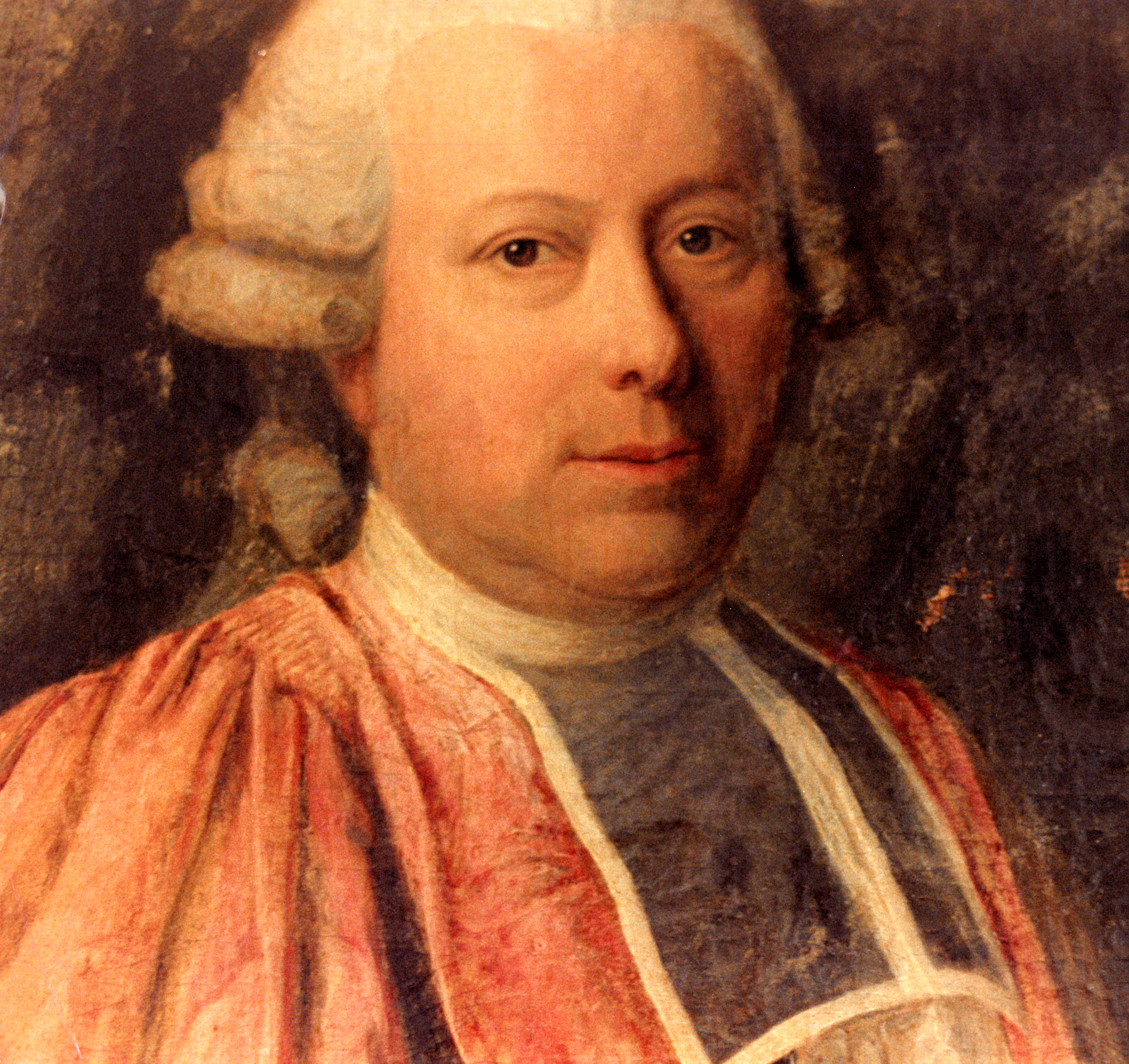 Guillaume Brochon (1729-1814), dressed in red gown as Jurat-Avocat (deputy-mayor lawyer) because elected at the Bordeaux Town council from 1784 till 1786